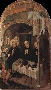 Niccolo di Pietro Gerini The HL. Benedikt blesses the cup with the poisoned wine oil painting